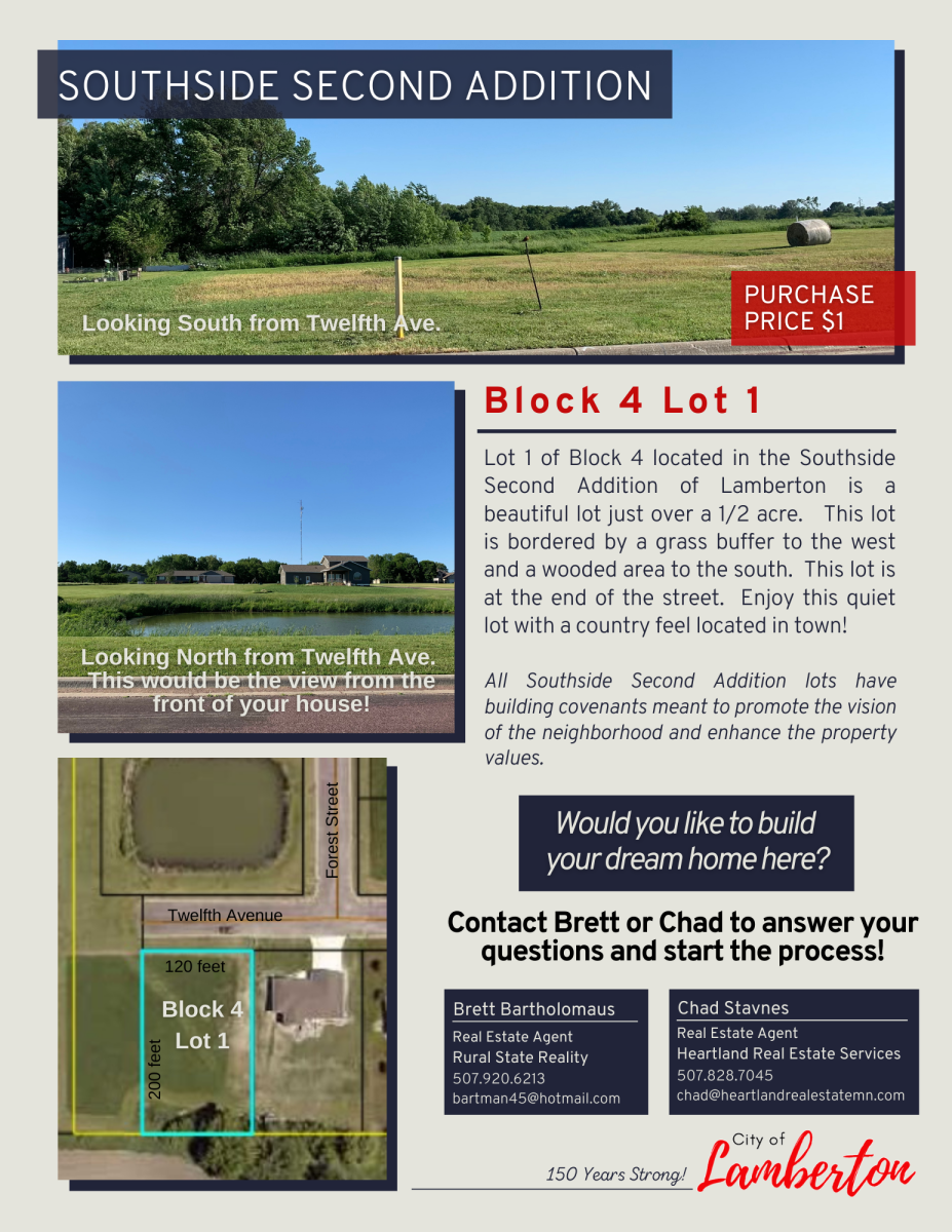 Block 4 Lot 1 Information